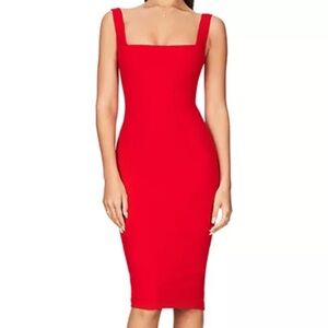 Nookie Bold Red Midi Dress